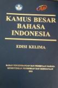 Kamus Besar Bahasa Indonesia Edisi Kelima