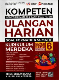 Image of Kompeten Ulangan Harian Kurikulum Merdeka Kelas 6 SD/MI